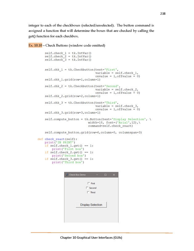 Introduction to Python Programming: Starting Out with IDLE - Graphical User Interfaces (GUIs) 20
